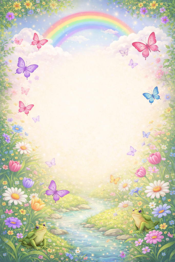 Szivárványos lepkék kertje