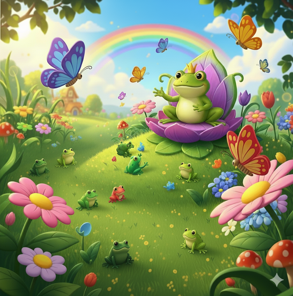 Szivárványos lepkék kertje